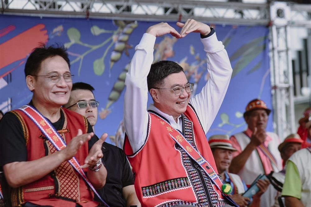 與原民會主委曾智勇Ljaucu•Zingrur都親自到場參與。(圖/原民會)