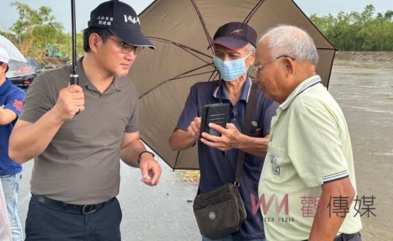 劉建國積極爭取中央資源 改善凱米颱風後雲林災情