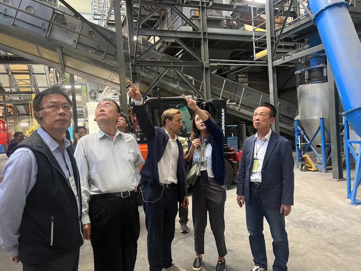 提升底渣處理成效翁章梁率團參訪瑞士最先進底渣處理廠