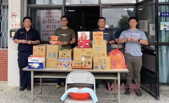 西螺分局遵循習俗七月普渡　祭拜好兄弟祈求平安順遂