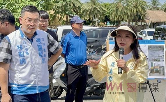 張嘉郡力促災後水患防治 積極推動大埔溪護岸重建