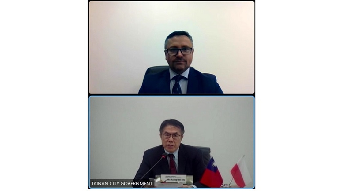 台南與波蘭盧布林市視訊會談城市外交