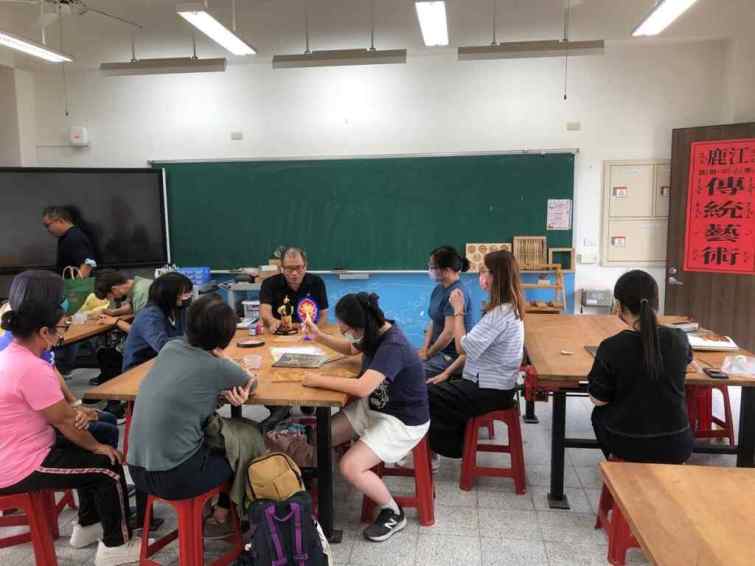 ▲鹿港傳藝教育基地體驗課程。（資料照片／彰化縣文化局提供）