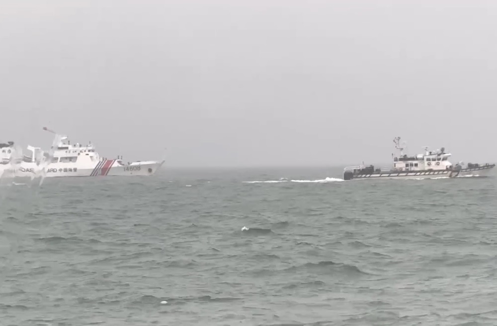 伏季休漁結束第6天 中國海警船再闖金門水域 198 cnews204240821a04