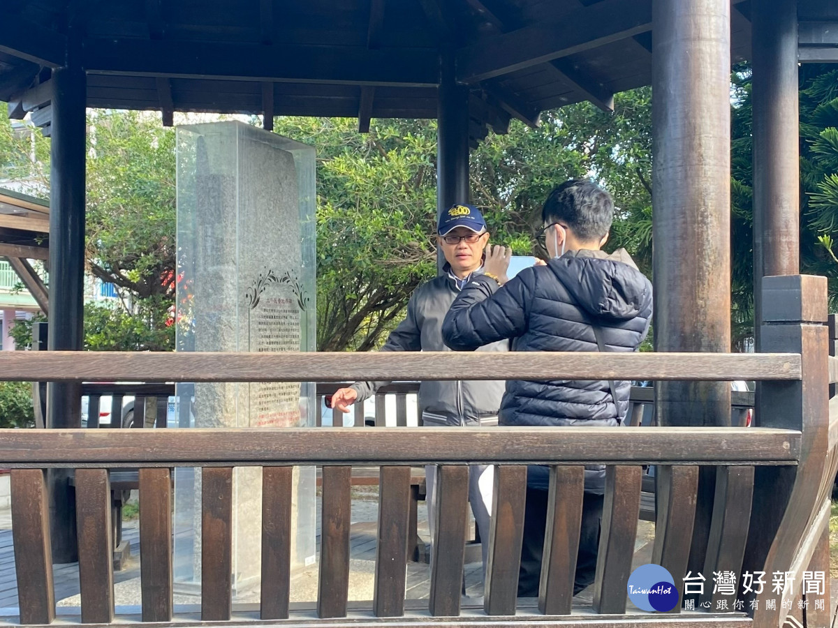 位於土牛國小內的重要古物土牛民番地界碑