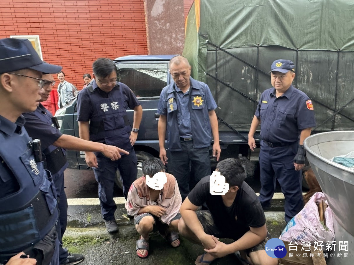 但竹崎警民合作活逮兩毒蟲/警方提供