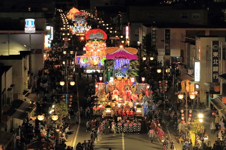 岩手縣的久慈秋祭擁有650年歷史,被譽為「岩手縣北最大的山車祭典」。 圖:岩手縣/提供