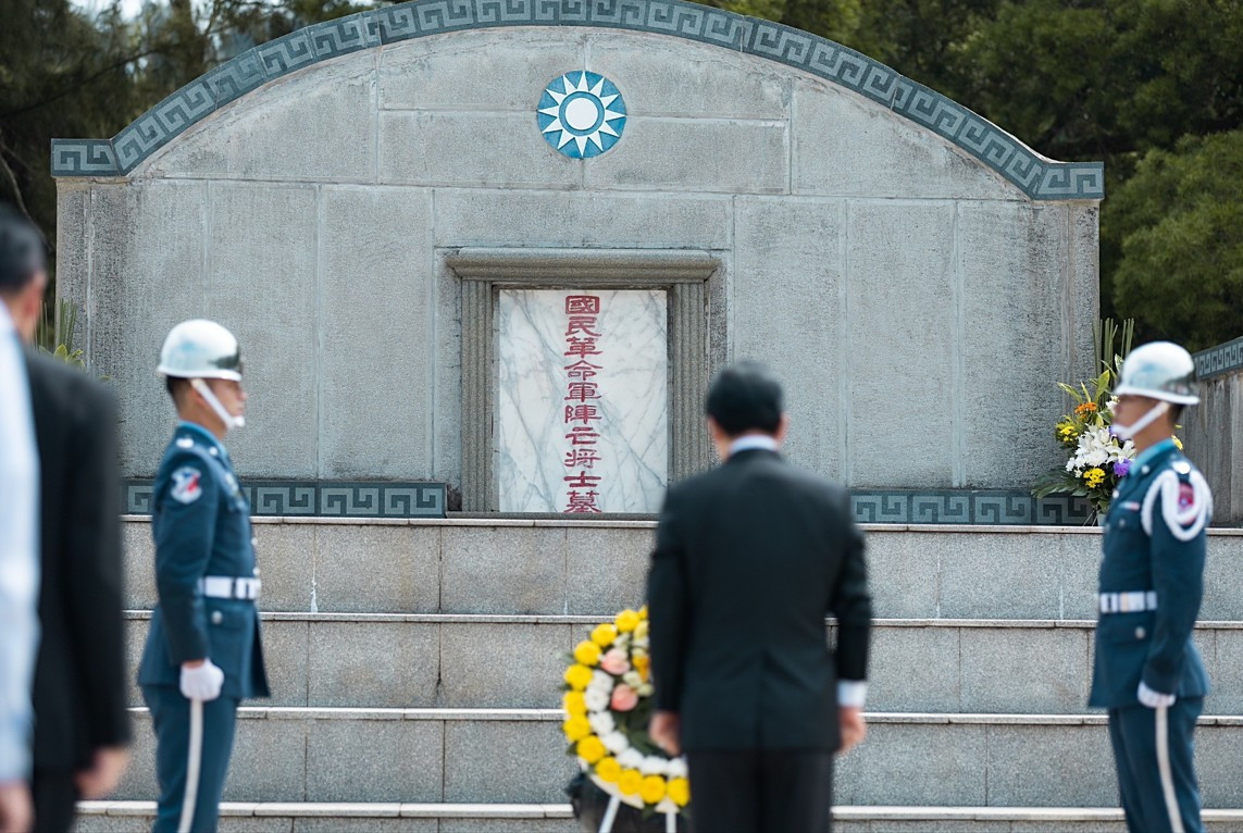 總統賴清德23日前往金門主持「823戰役勝利66週年追悼典禮」。(圖/總統府Flickr)