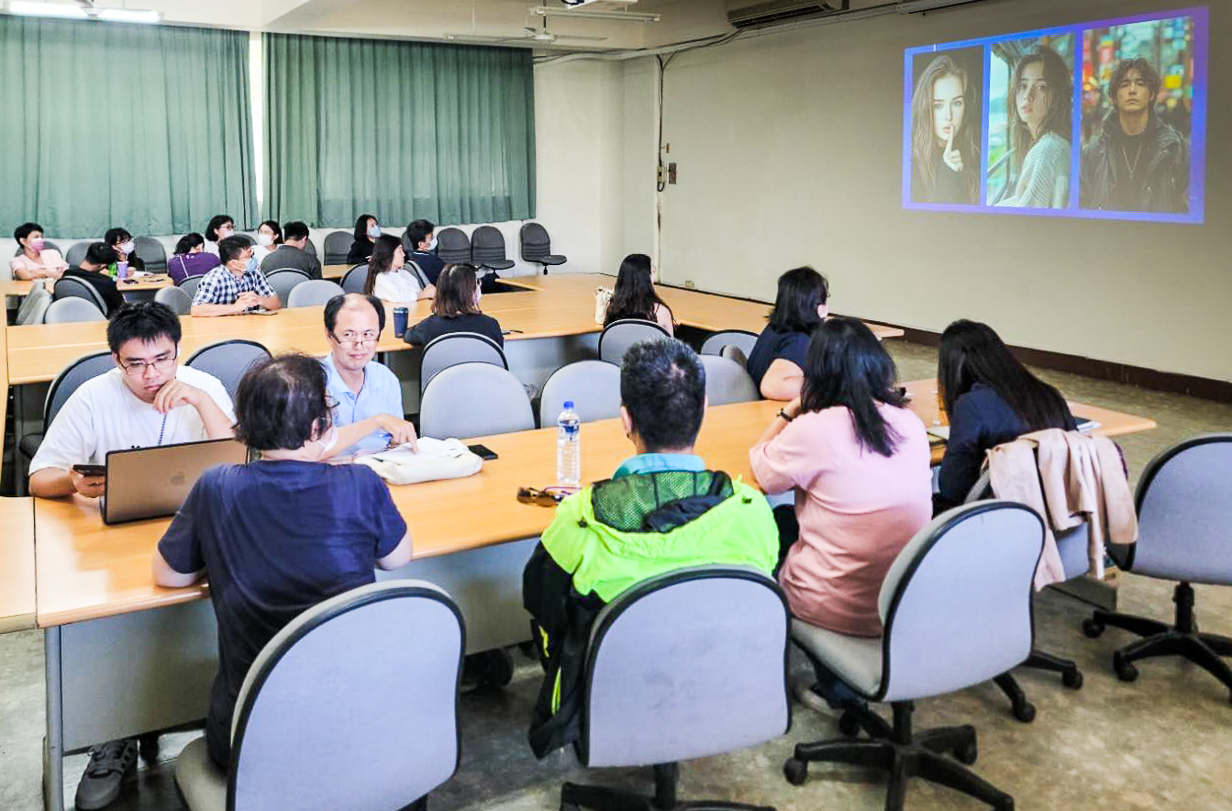 ▲運用生成式AI技術與數位學習平臺輔助教學實務課程,邀請正修科大數位多媒體系吳智偉助理教授授課。(圖/中華藝校提供)