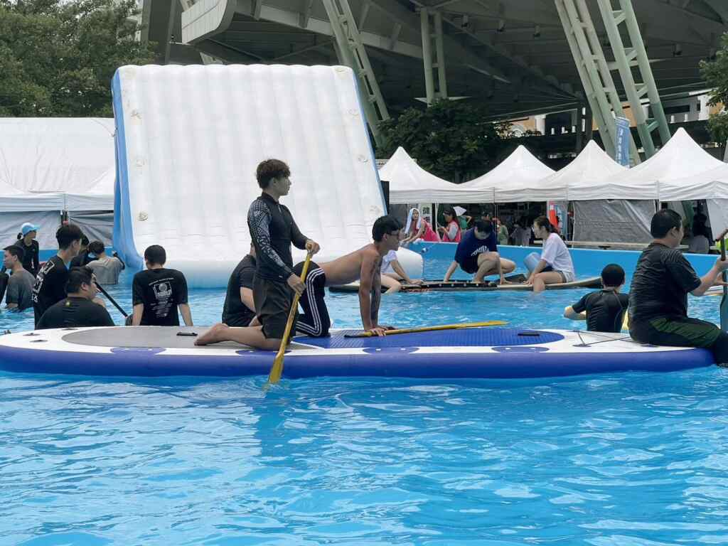 ▲大葉大學承辦的「大村鄉Sport Fair 健康戲水大村趣」活動,將在8月25日到9月8日將運用行動式泳池打造夏日戲水活動。(記者林明佑翻攝)