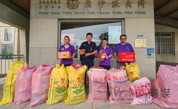 臺西警攜手武玄宮道濟會　傳遞溫暖助弱勢家庭
