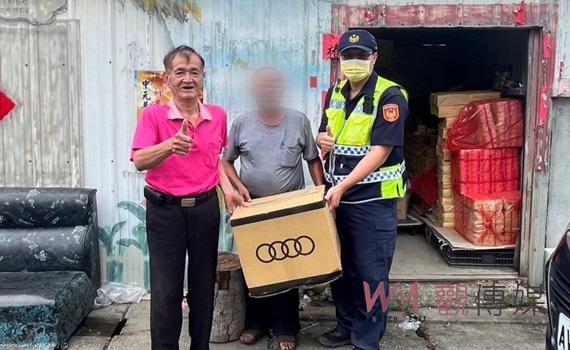 和心派出所攜手天衡宮 中元節物資送暖弱勢居民