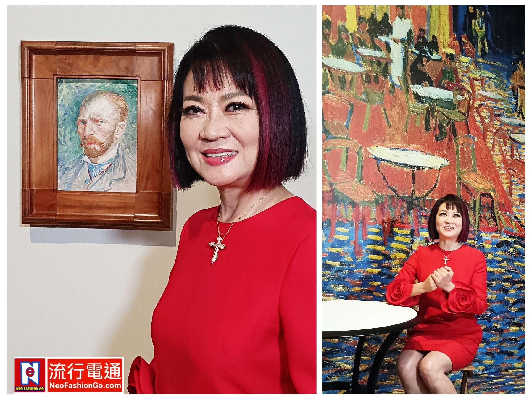 梵谷:「尋光之路」特展:2.翁美慧:「本次展覽以梵谷生命中的三道光為策展主軸:『啟蒙之光』、『自然之光』與『心靈之光』。」
