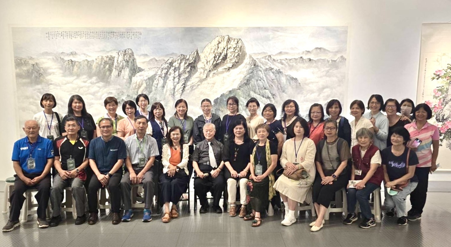 蘇峯男教授桃李天下，藝術教育成就備受推崇。（圖/台藝大新竹校友會 曾煥龍提供）