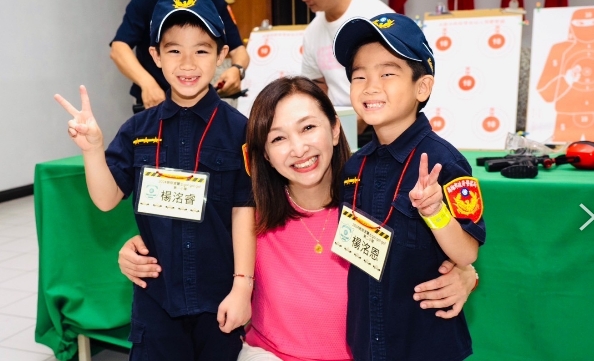▲市議員李雨庭「迷你波麗士go!go!go!小小警察親子體驗營」(記者李堂安翻攝)