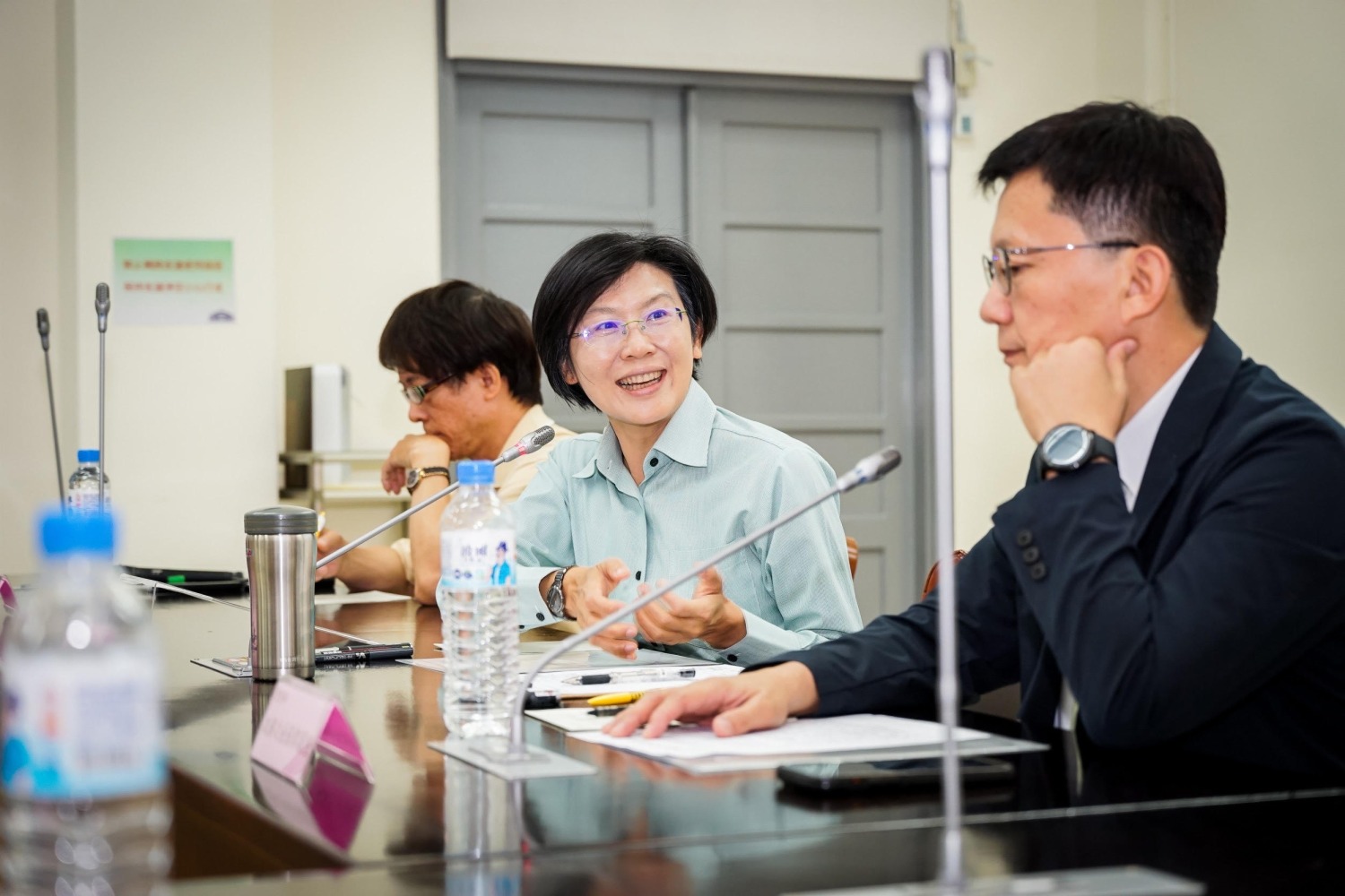 林岱樺表示,透過企業技術直接引入校園的合作模式,學生將能更深入理解職場動向。(圖/林岱樺國會辦公室)