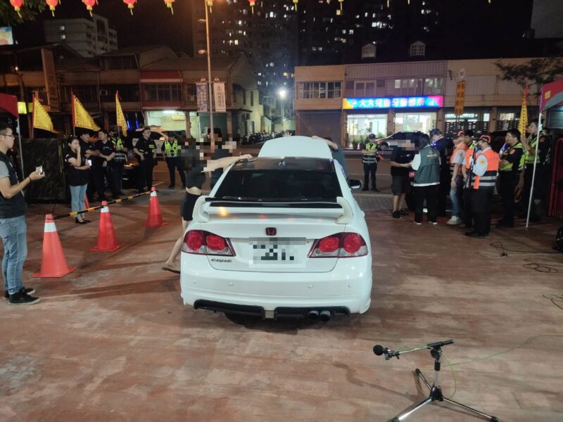中市警一分局主動出擊 精準打擊噪音改裝車都別想逃
