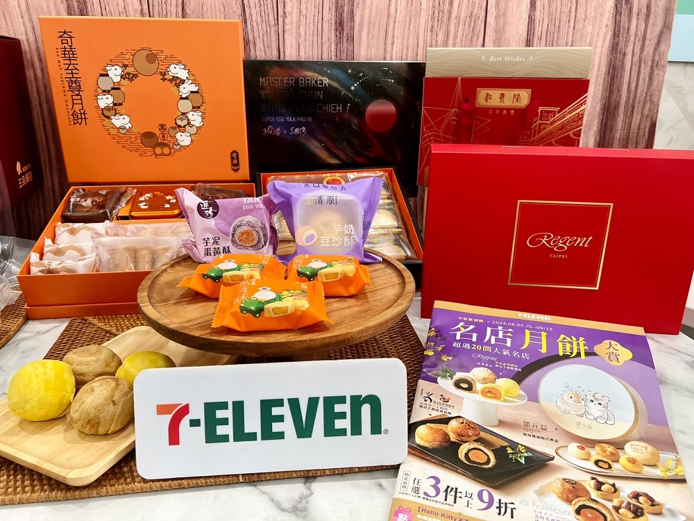 .7-ELEVEN中秋預購推出逾50款禮盒,門市同步販售近30款單入月餅,搶攻單身及小家庭商機