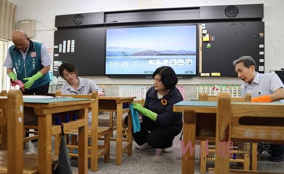 開學日快到了  雲林縣校園全面清消整備