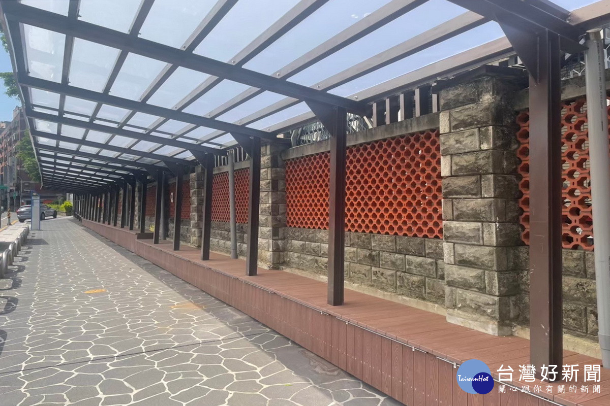 桃園教育建設持續推進完成47處通學廊道。<br /><br />