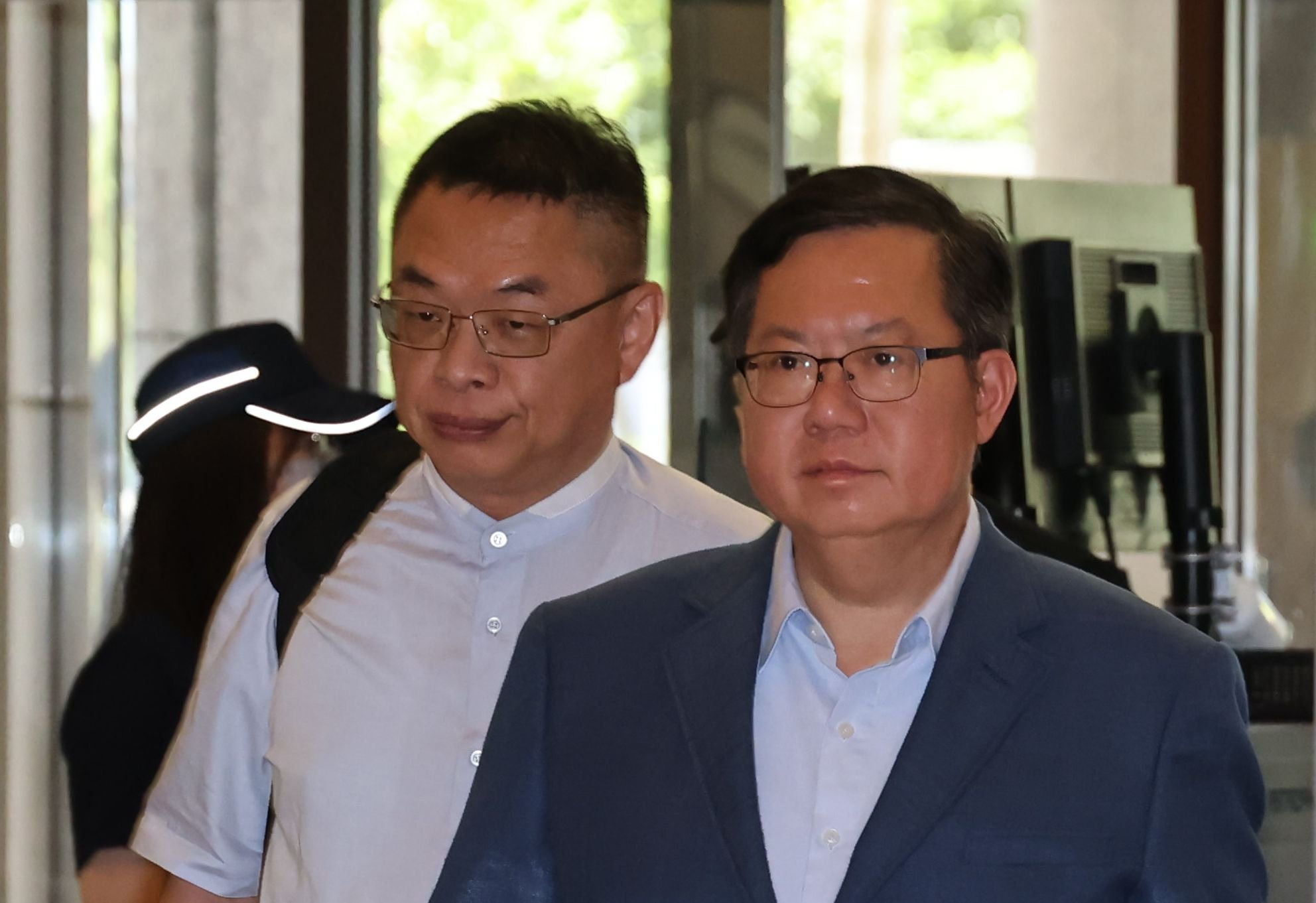 鄭文燦(右)涉貪遭求刑12年,他的委任律師游琦俊(左)也因洩漏聲押書遭求處重刑。資料照片/林啟弘攝