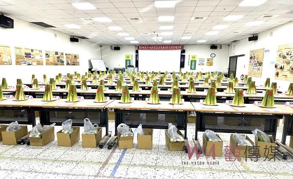 埔里鎮2024尋找茭點女神28日舉行茭白筍評鑑活動共有129位農民參加