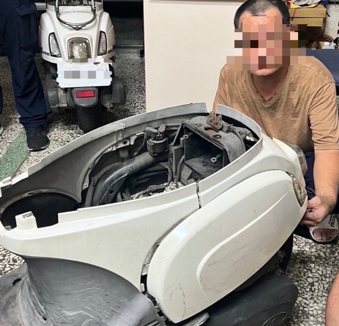 警火速3小時逮正解體機車竊賊 民眾大讚破案高效率