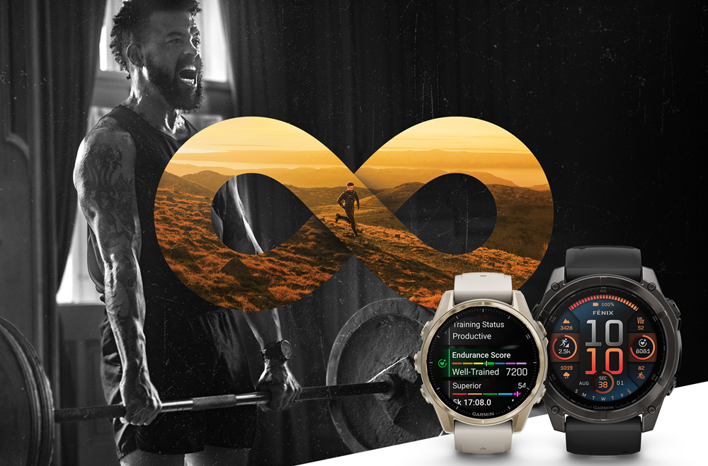 Garmin fēnix 8提供高畫質AMOLED螢幕與SOLAR太陽能充電螢幕雙版,電力達48天