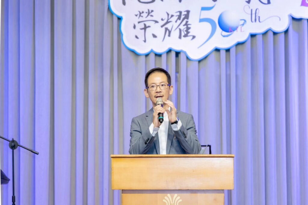 高鳳國際物流公司邱宏榮總經理致詞