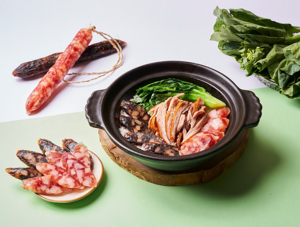 青雅中餐廳_臘味鵝絲煲仔飯