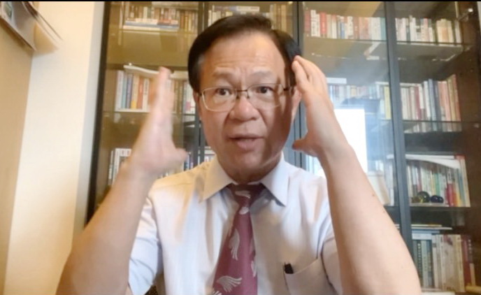 張啓楷說,想問問吳思瑤委員,是否背棄、忘了民進黨民主前輩們,一路走來廢考監的理想?(記者包克明翻攝)