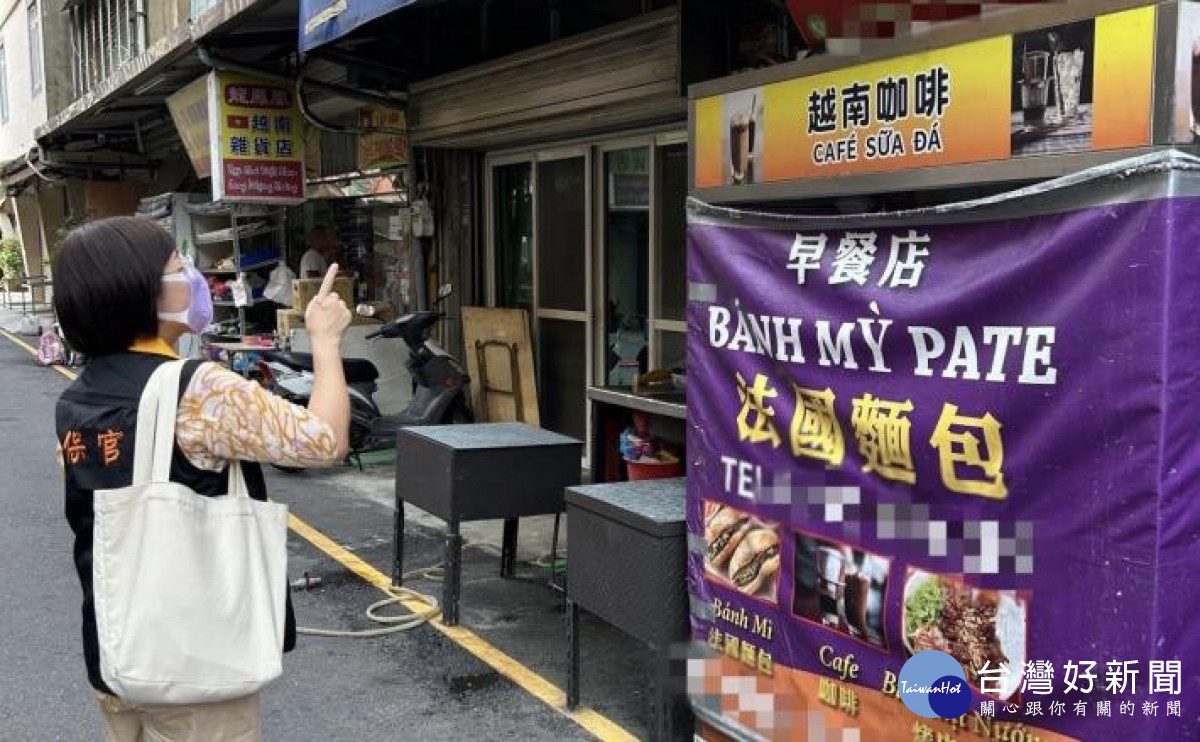 消保官現場實地了解該攤位已無營業，並與業者商議損害賠償事宜。