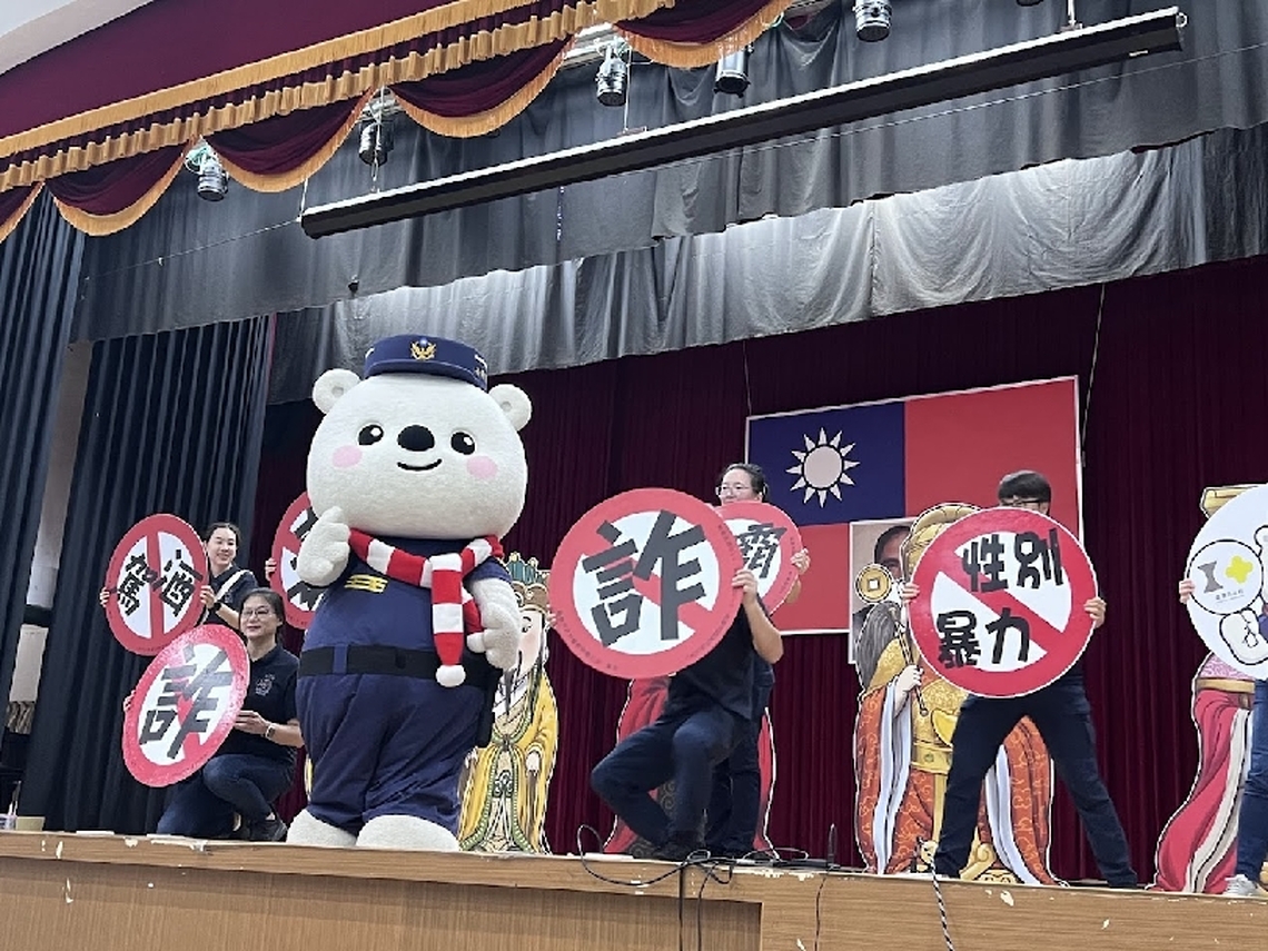 新學期開始 嘉義市警局「青春345.就愛543」開學篇首場次 就在嘉義第一女子學府-國立嘉義女子高級中學