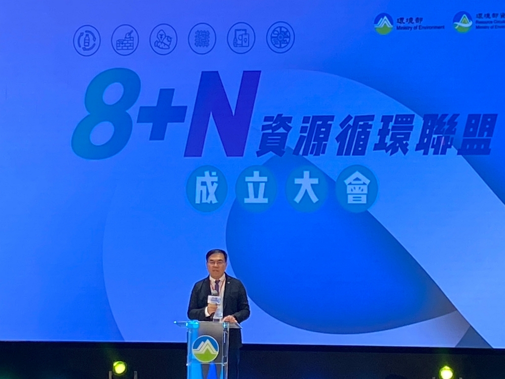 環境部彭啓明部長致詞（記者黃楸玲／攝影）