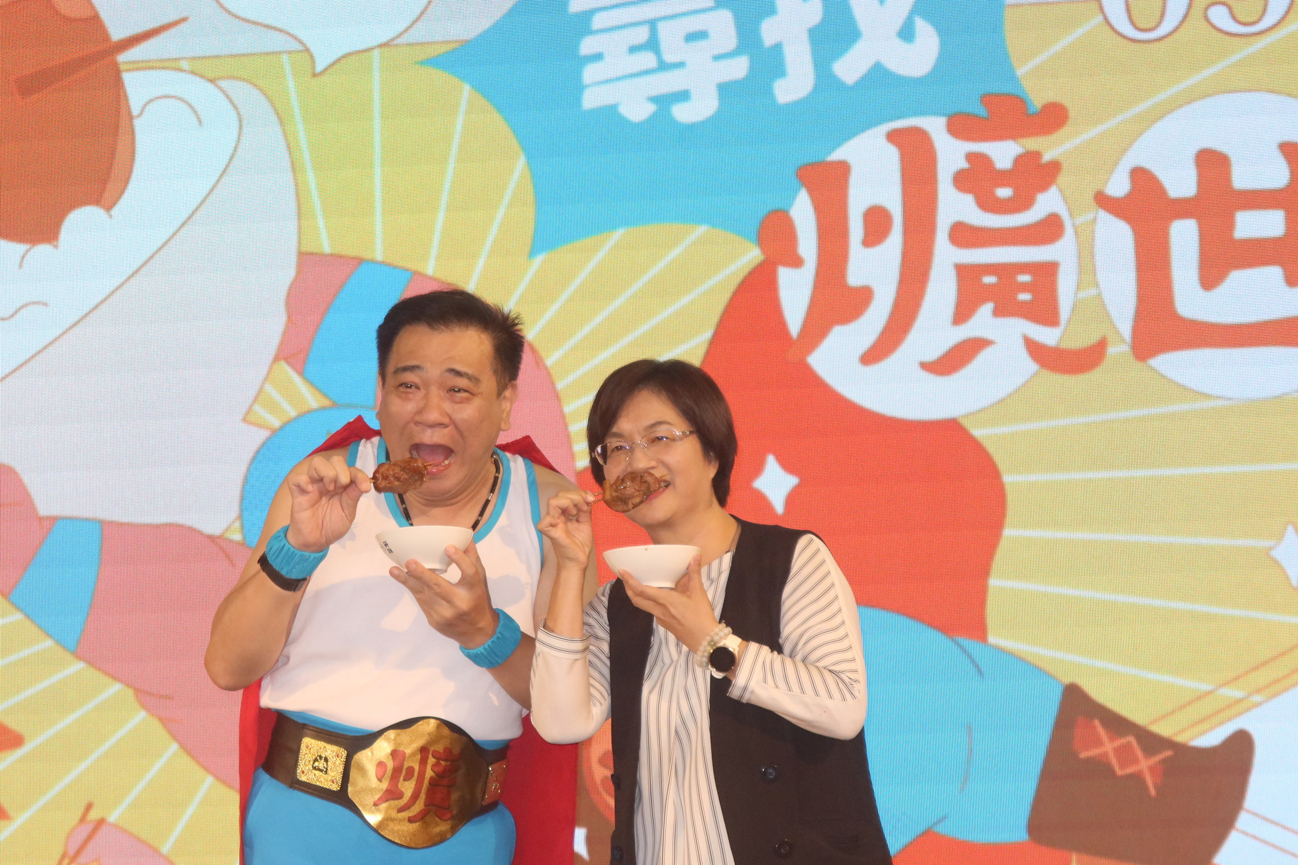 ▲彰化爌肉飯享譽全台，彰化縣長王惠美說，彰化作為全台擁有最多爌肉飯店家的城市，各店風味獨特，讓人百吃不厭。（記者張溎壕攝）