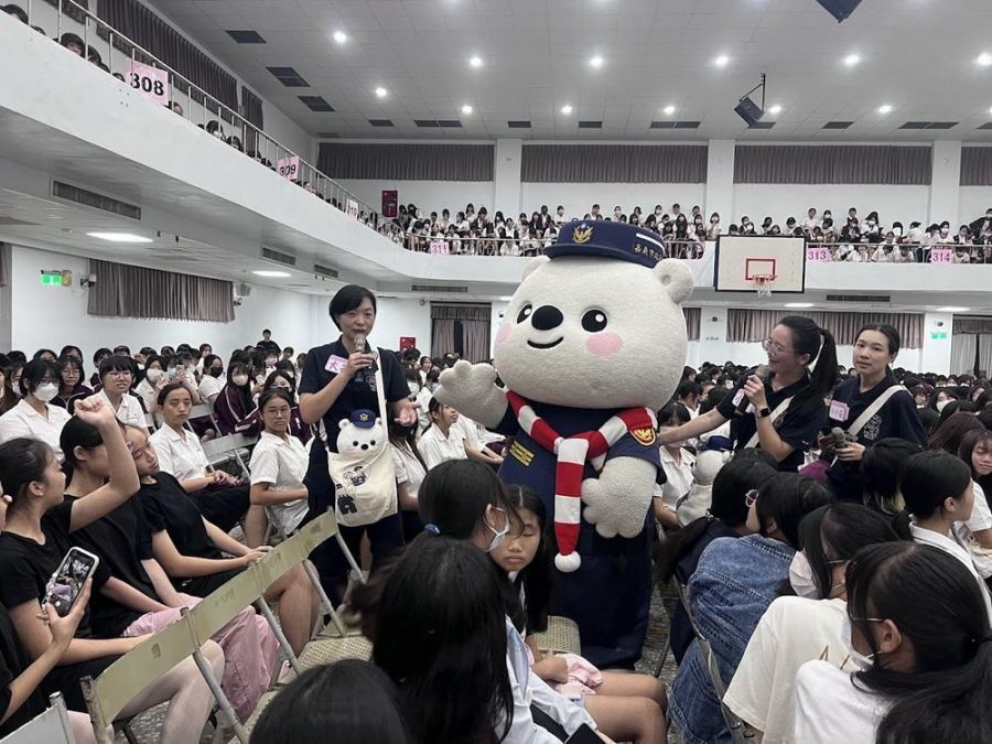 113學年度新學期 嘉市警局「青春345.就愛543」開學篇首場在嘉女