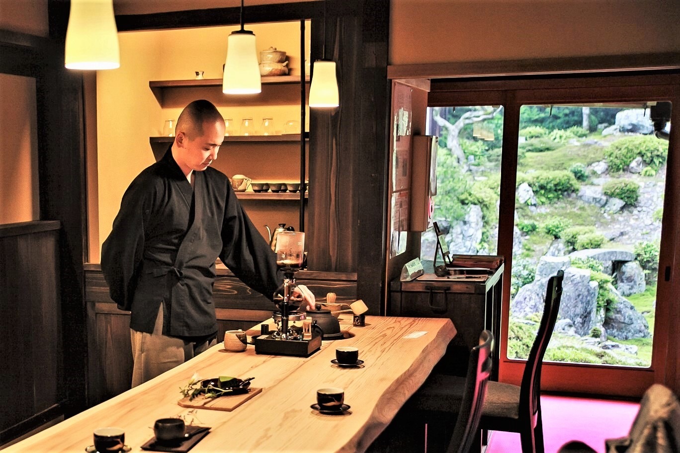 朝聖琵琶湖畔咖啡廳寺廟!青岸寺的喫茶去kissa-ko好有fu