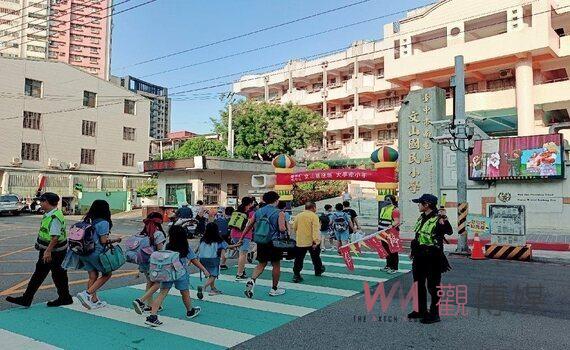 開學囉!中市警四分局黎明所:啟動「護童專案勤務」機制