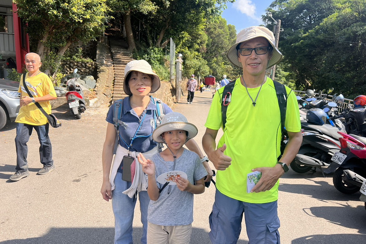 桃市府水務局舉辦「水保Fun電登山趣」低碳親子遊 於虎頭山熱鬧登場。<br /><br /> 