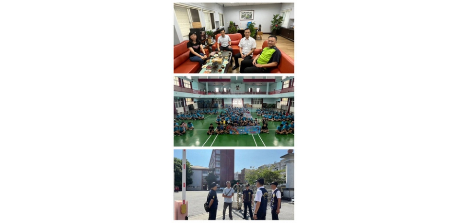 「守護未來,從校園開始」 雲警少年警察隊開學首日全力護航