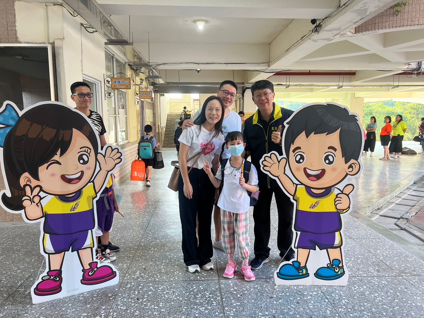 長樂國小林維彬校長率團隊熱情迎新生 校園幸福滿滿
