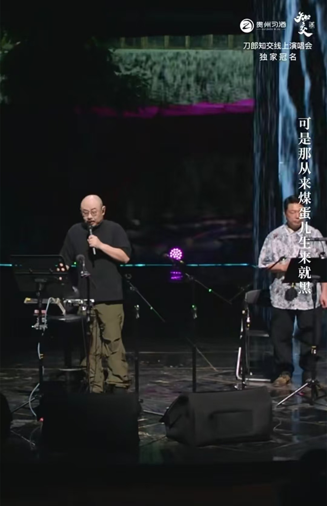 刀郎30日晚舉辦的線上演唱會,應是近年最火爆的一次。圖/視頻截圖