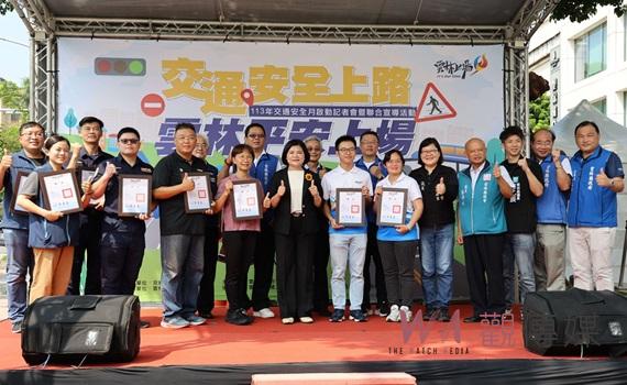 （有影片）／車輛慢看停行人安全行　張麗善：遵守交通安全人人有責