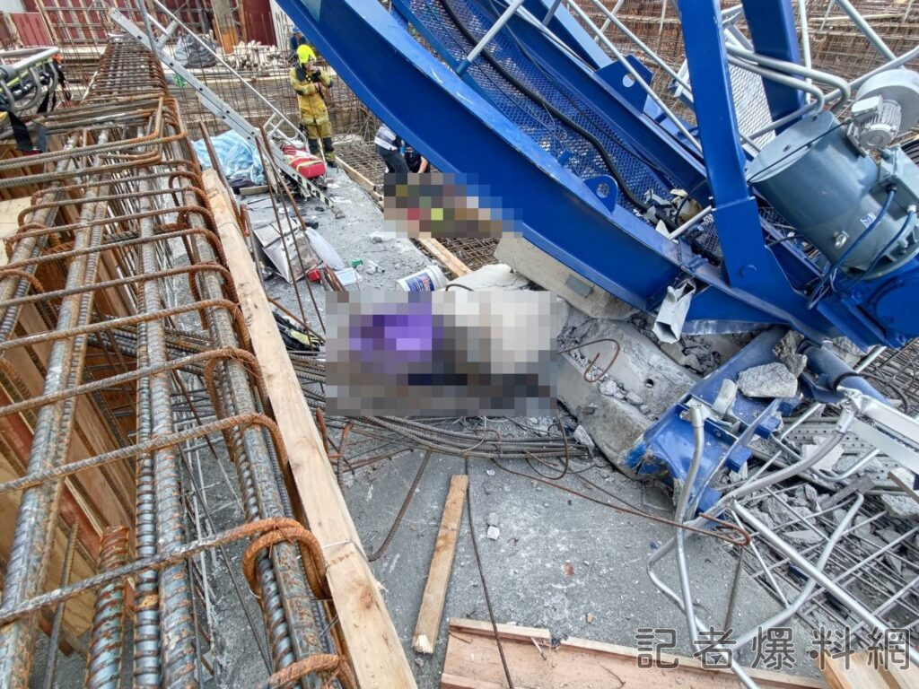 ▲高雄三井Lalaport工地傳出重大工安意外。（圖／記者金東天翻攝）