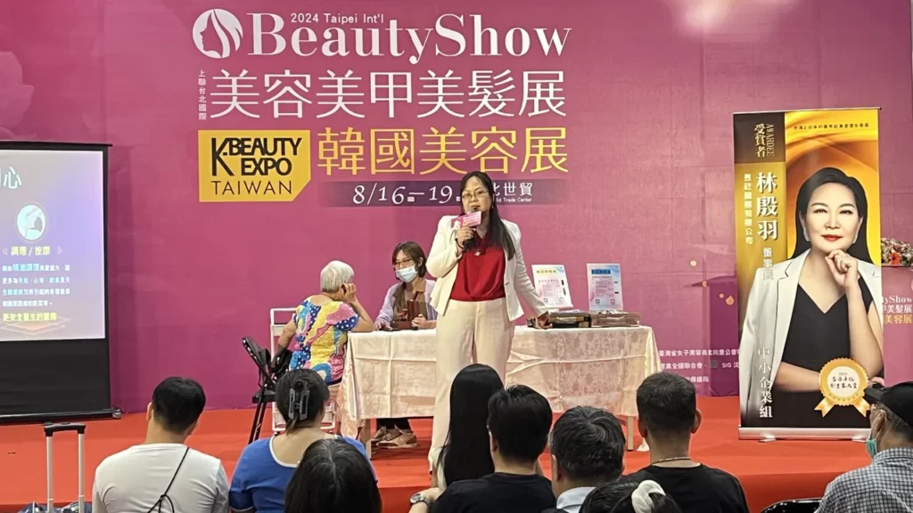 昱葒國際公司董事長林殷羽老師