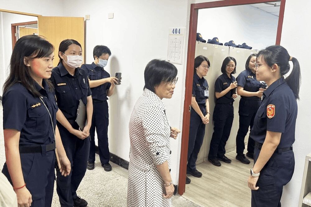 劉世芳關心警察特考受訓學員 寢室增設冷氣改善悶熱狀況 228 照片來源:內政部
