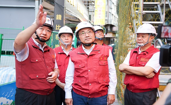台1線中山高架橋提前搶通 侯友宜視察後宣布4日清晨6時通車