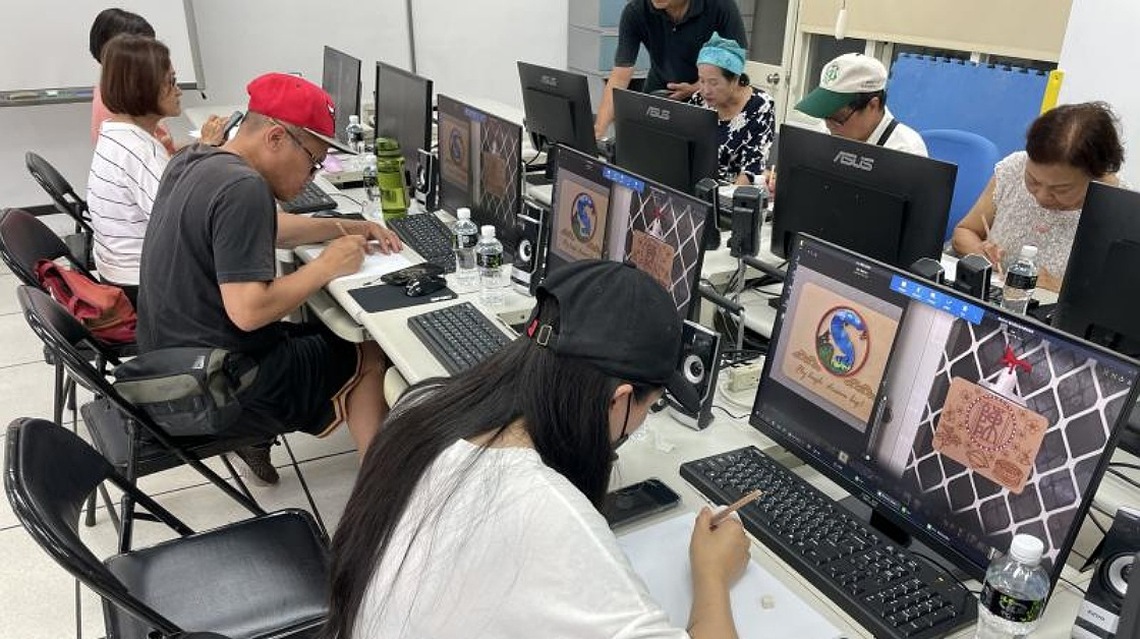 苗栗泰安DOC雷雕設計創作      展現泰雅圖騰文化之美