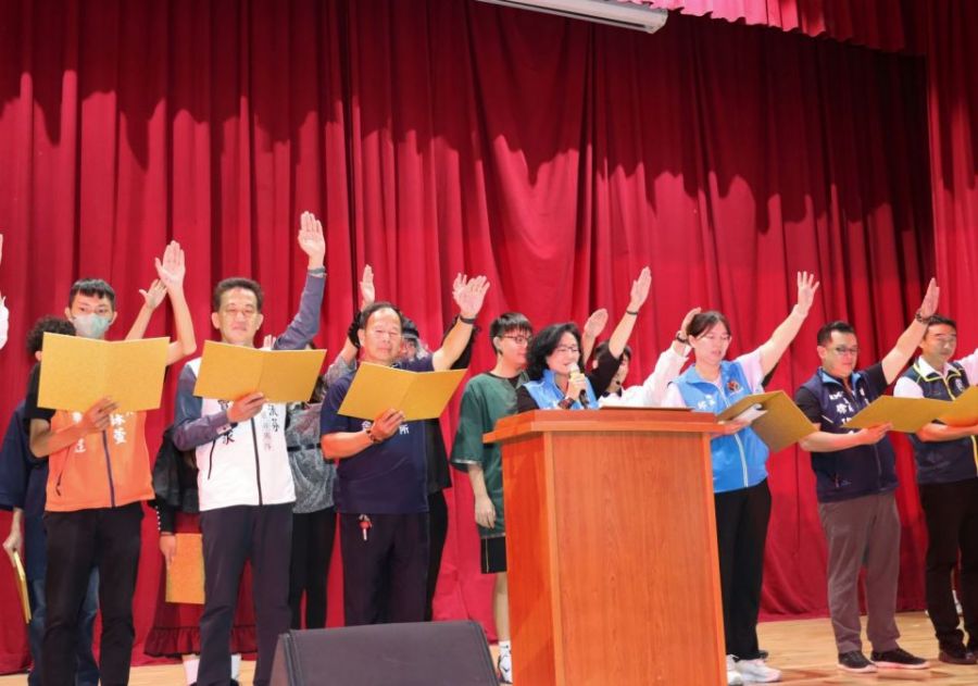 苗栗友善校園周 邱俐俐宣示反毒、反黑、反霸凌