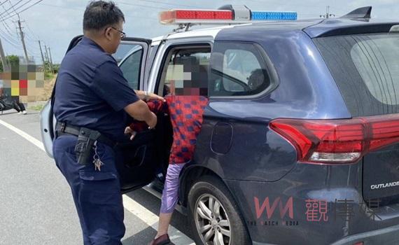 虎尾警察溫馨護送迷途婦人回家 家屬深表感激